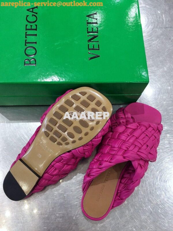 Replica Bottega Veneta BV Board Sandals 631935 Fuschia 10