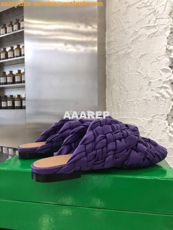 Replica Bottega Veneta BV Board Sandals 631935 Purple 6