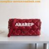 Replica Valentino Garavani Candystud Leather Clutch Grey