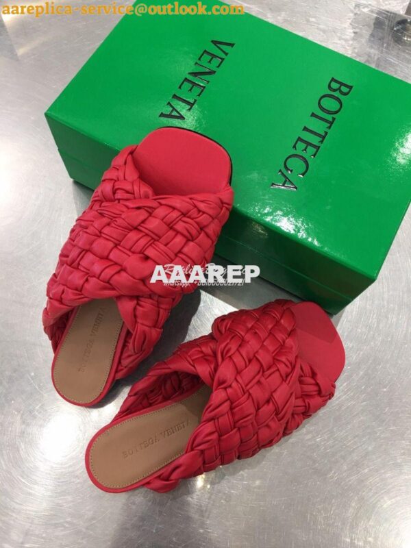 Replica Bottega Veneta BV Board Sandals 631935 Red 5