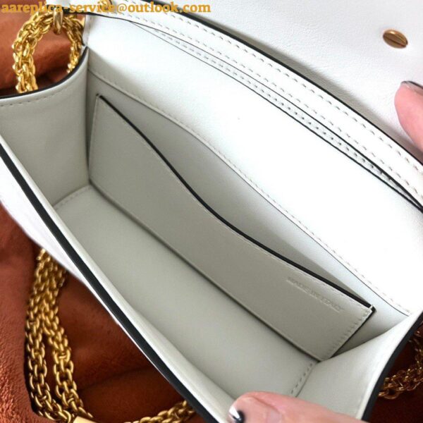 Replica Valentino Loco Small Shoulder Bag In White Calfskin 8