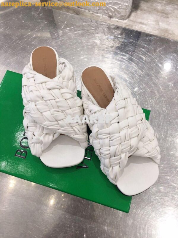 Replica Bottega Veneta BV Board Sandals 631935 White 3