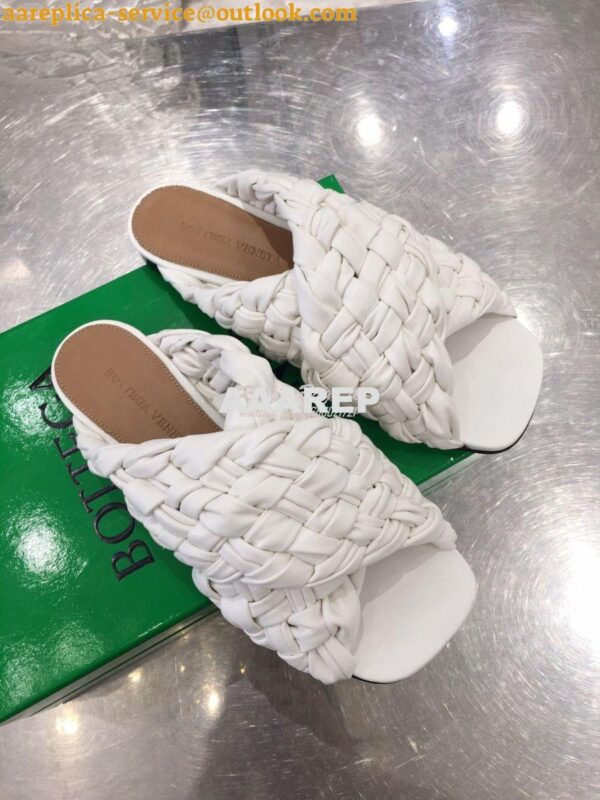 Replica Bottega Veneta BV Board Sandals 631935 White 6