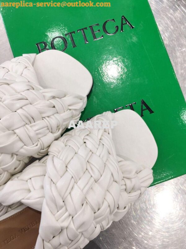 Replica Bottega Veneta BV Board Sandals 631935 White 9