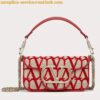 Replica Valentino Small Loco Shoulder Bag in Wisteria Calfskin 2