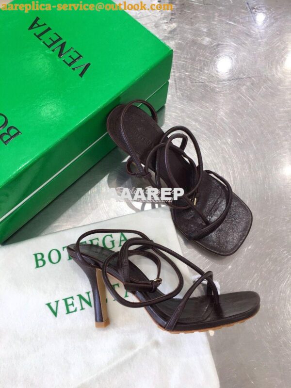 Replica Bottega Veneta BV By Line Stretch Sandals 630178 Coco 7