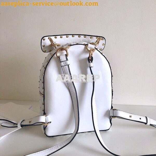 Replica Valentino Garavani Rockstud Mini VLTN Spike.IT Leather Backpac 8