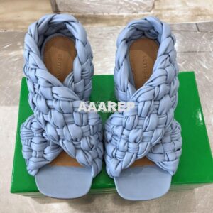 Replica Bottega Veneta BV Criss-Cross Board Sandals 632507 BabyBlue