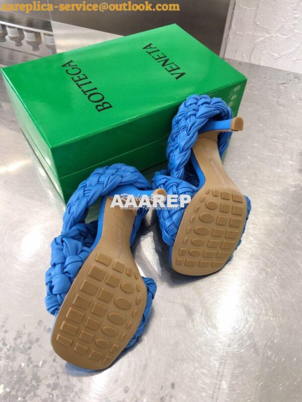 Replica Bottega Veneta BV Criss-Cross Board Sandals 632507 Blue 9