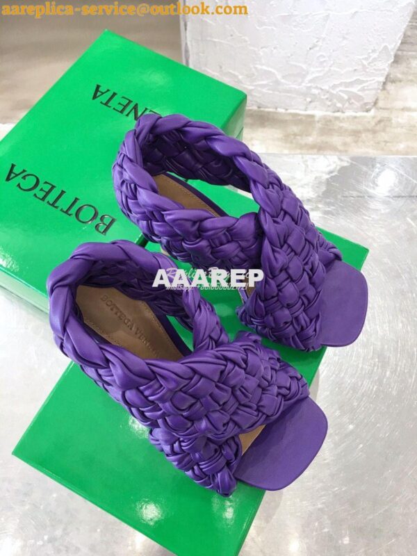 Replica Bottega Veneta BV Criss-Cross Board Sandals 632507 Purple 7