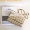 Replica Valentino Garavani Rockstud Spike Gold Chain Bag Beige