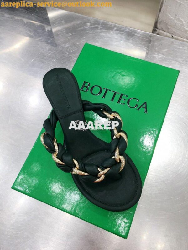 Replica Bottega Veneta BV Dot Sandals 659002 Green 3