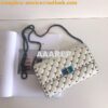 Replica Valentino Garavani Rockstud Spike Iridescent Chain Bag Grey