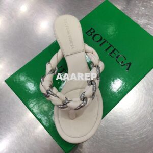 Replica Bottega Veneta BV Dot Sandals 659002 White 2