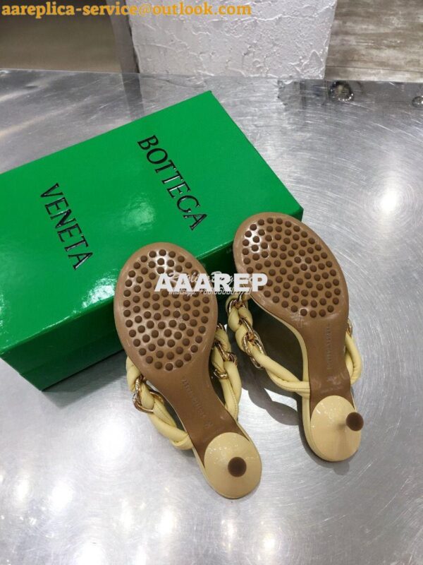 Replica Bottega Veneta BV Dot Sandals 659002 Lemonade 10