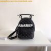 Replica Valentino Garavani Rockstud Spike Mini Leather Backpack Black