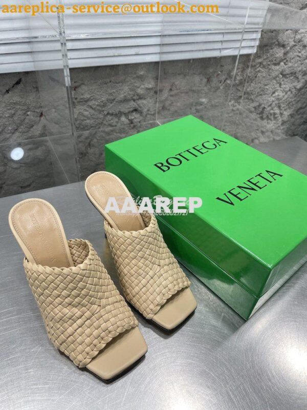 Replica Bottega Veneta BV Knot Mule Intreccio leather mules 754143 5