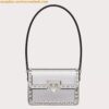 Replica Valentino Rockstud23 Small Shoulder Bag in White Calfskin