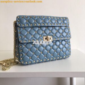 Replica Valentino Garavani Rockstud Spike Quilted Leather Chain bag in 2