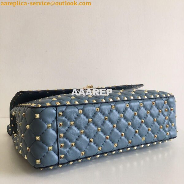 Replica Valentino Garavani Rockstud Spike Quilted Leather Chain bag in 15