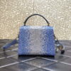 Replica Valentino 1W2B0G97TZA0FO Vsling Mini Handbag With Sparkling Embroidery Blue