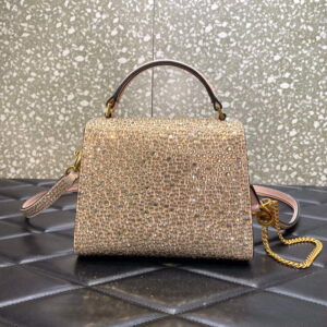 Replica Valentino 1W2B0G97TZA0FO Vsling Mini Handbag With Sparkling Embroidery Pink