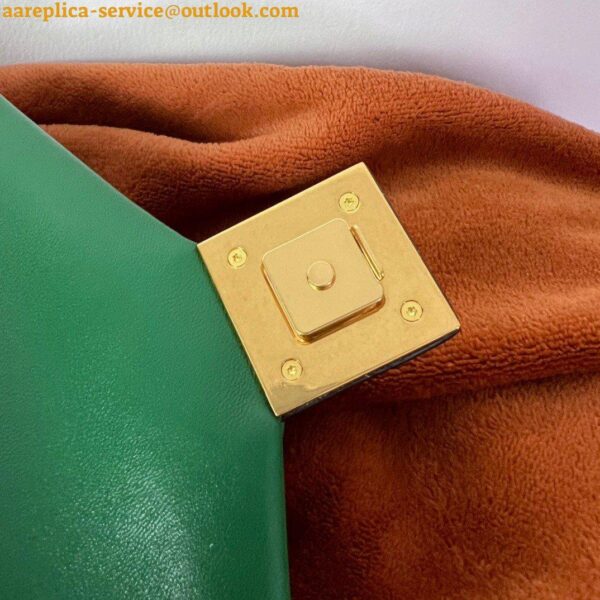 Replica Valentino Rockstud Spike Small Bag In Green Nappa Lambskin 20