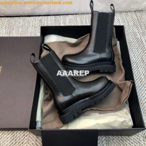 Replica Bottega Veneta BV Lug Boots Black 592045