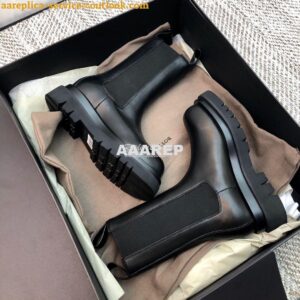 Replica Bottega Veneta BV Lug Boots Black 592045 2