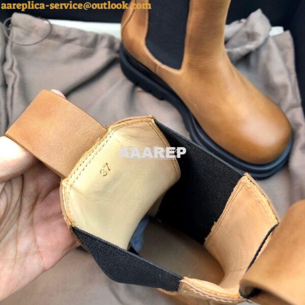 Replica Bottega Veneta BV Lug Boots Tan 592045 5