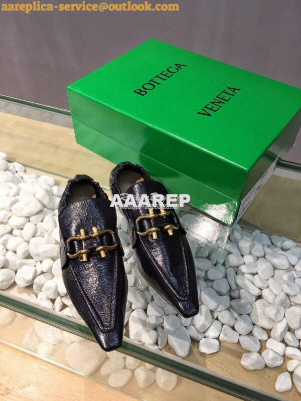 Replica Bottega Veneta BV Madame Loafers 651352 Black 4