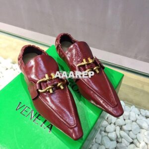 Replica Bottega Veneta BV Madame Loafers 651352 Bordeaux