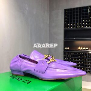 Replica Bottega Veneta BV Madame Loafers 651352 Purple