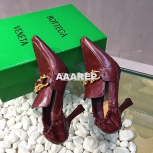 Replica Bottega Veneta BV Madame Pumps 651359 Bordeaux 2