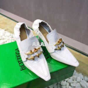 Replica Bottega Veneta BV Madame Pumps 651359 White 2