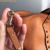 Replica Valentino Roman Stud Tote Bag In Brown Grained Leather 2