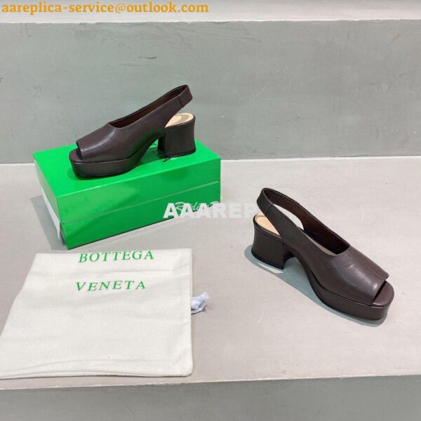 Replica Bottega Veneta BV Stack Slingback Lambskin 658957 Fondent 3