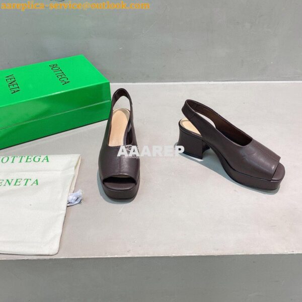 Replica Bottega Veneta BV Stack Slingback Lambskin 658957 Fondent 6