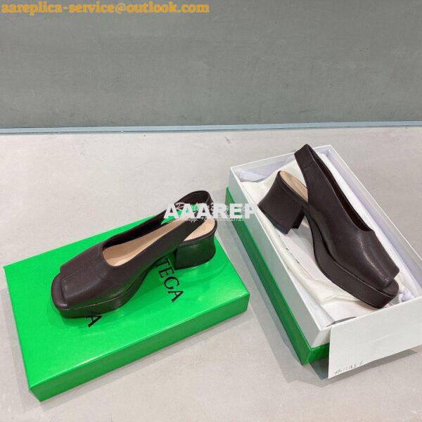 Replica Bottega Veneta BV Stack Slingback Lambskin 658957 Fondent 7