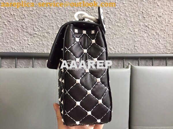 Replica Valentino Garavani Free Rockstud Spike Quilted Leather Chain B 4