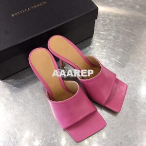 Replica Bottega Veneta BV Stretch Sandals 610538 Pink 2