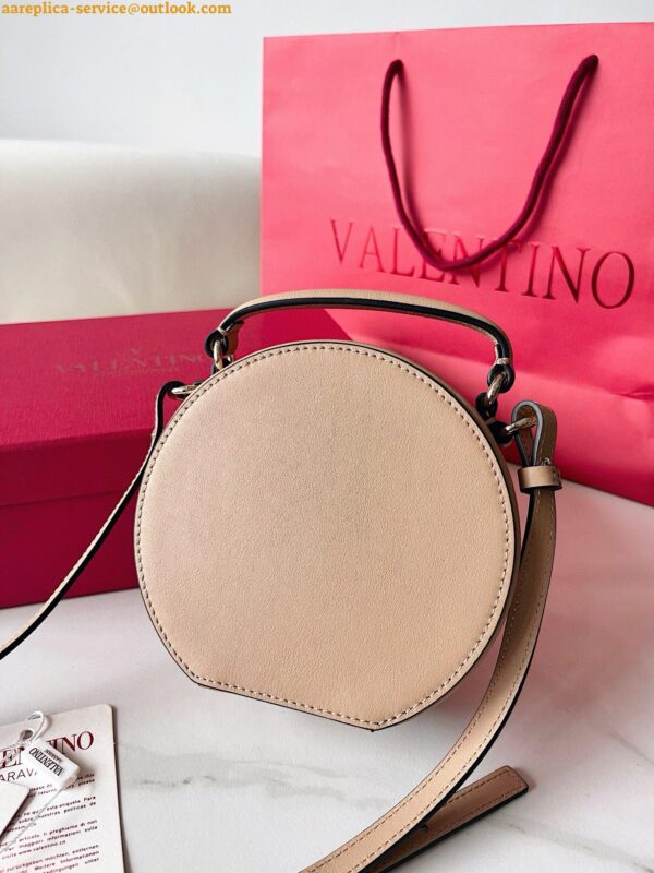 Replica Valentino VLogo Signature Mini Bag in Beige Calfskin 13