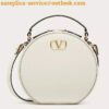 Replica Valentino VLogo Signature Mini Bag in Black Calfskin