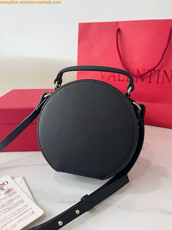 Replica Valentino VLogo Signature Mini Bag in Black Calfskin 12