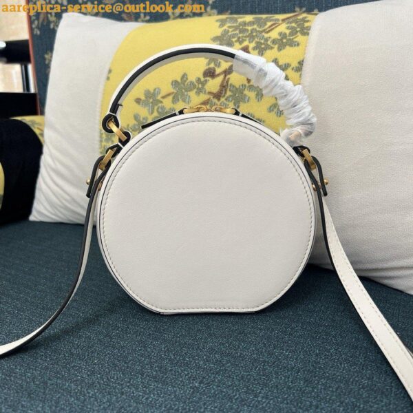 Replica Valentino VLogo Signature Mini Bag in White Calfskin 13