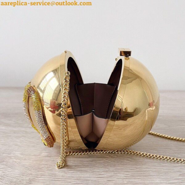 Replica Valentino VLogo Signature Spherical Metal Minaudiere 3