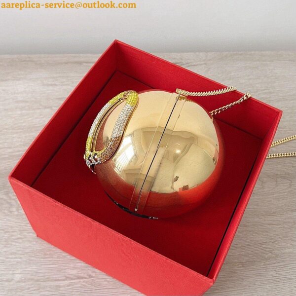 Replica Valentino VLogo Signature Spherical Metal Minaudiere 8