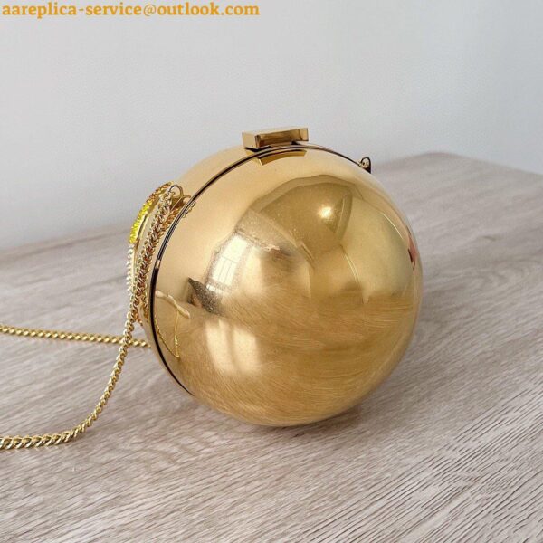 Replica Valentino VLogo Signature Spherical Metal Minaudiere 11