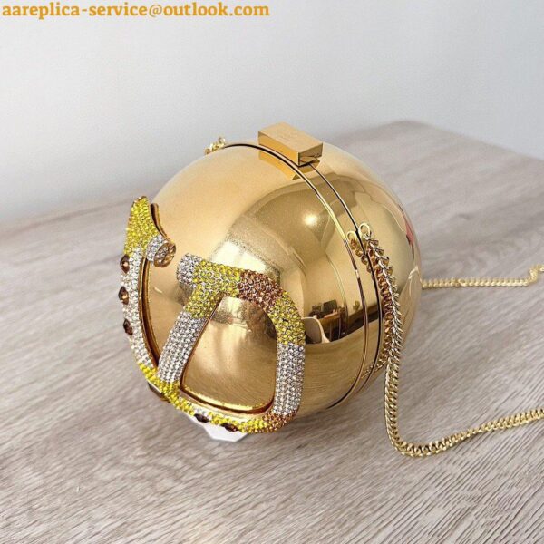 Replica Valentino VLogo Signature Spherical Metal Minaudiere 10