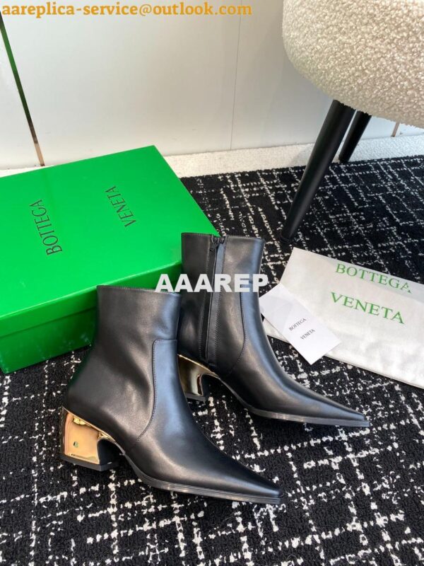 Replica Bottega Veneta BV Tex Ankle Boot 5cm Galvanized heel 763837 30